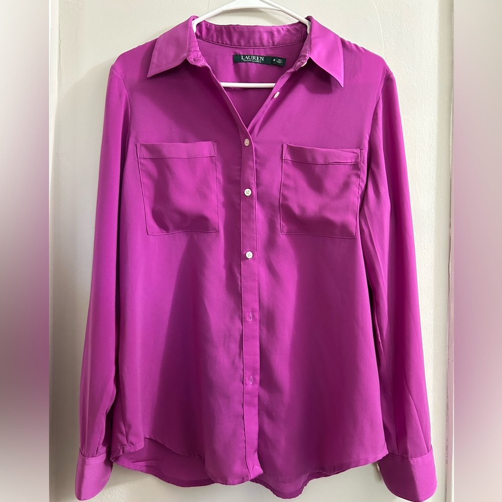 Ralph Lauren Fuchsia Blouse